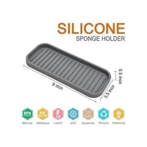 Soporte de esponja de silicona soporte de jabón para_2