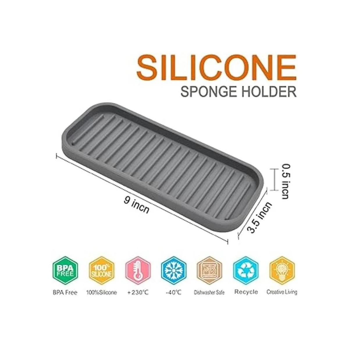 Soporte de esponja de silicona soporte de jabón para_2