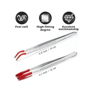 2 pinzas de punta doblada con puntas de goma revestidas de_7