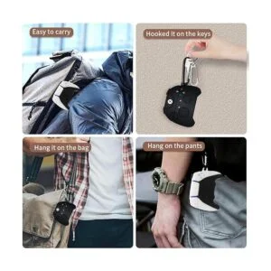 WQNIDE Funda para Airpods Pro diseño moderno en 3D_5