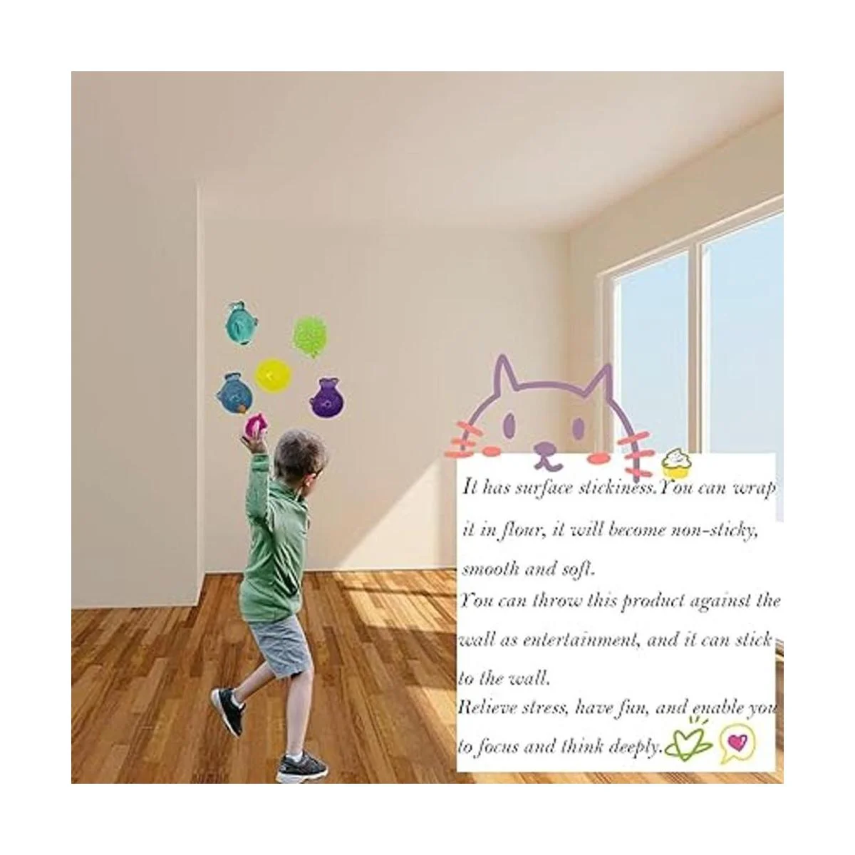 Juguetes jumbo con purpurina para niños juguetes kawaii_3