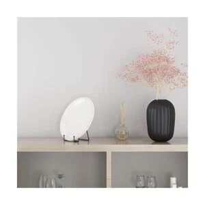 Decolore 5 Pack 3 Inch Metal Display Stands Black Iron_4