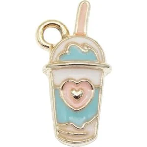 JJGQAZ 30 dijes de bebidas de corazón de colores mixtos_3