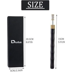DIUDUS Rotulador de tinte de borde mango de madera acero_2