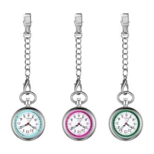 Avaner Reloj de solapa colgante con clip reloj de_7