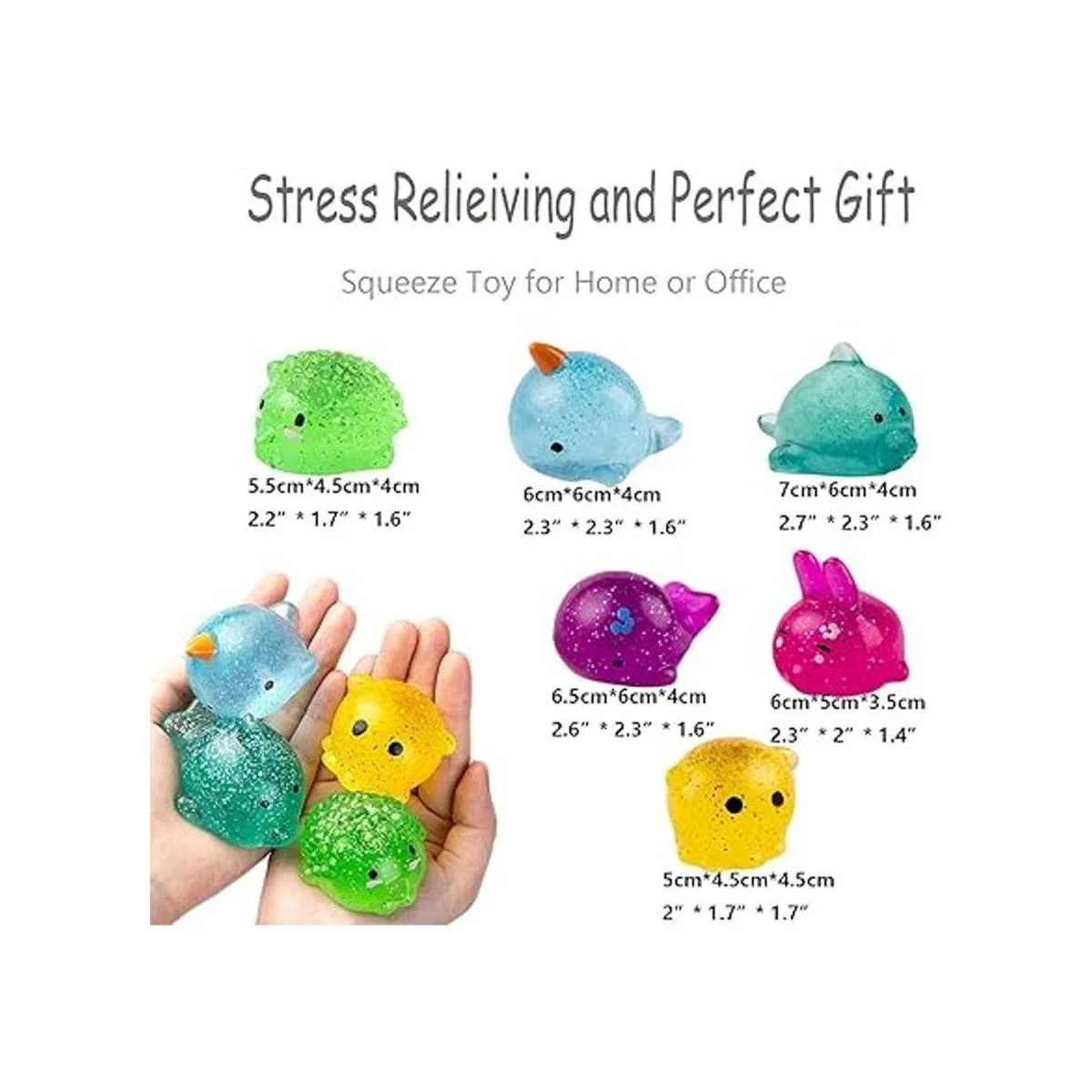 Juguetes jumbo con purpurina para niños juguetes kawaii_2