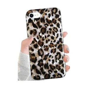 J.west Funda de leopardo para iPhone SE 2020 2nd 2022 3rd_1