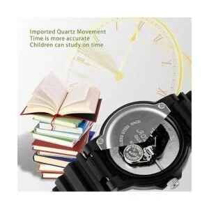 Reloj analógico para niños y niñas impermeable para_4