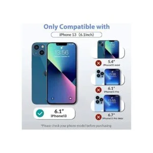 LK Paquete de 3 protectores de pantalla para iPhone 13 con_2