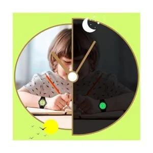 Reloj analógico para niños y niñas impermeable para_2