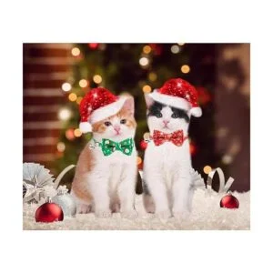Malier Collar de gato con patrón de copo de nieve de_7