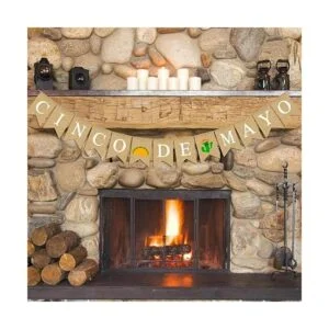 Pudodo Cinco De Mayo Banner de arpillera mexicano para_5