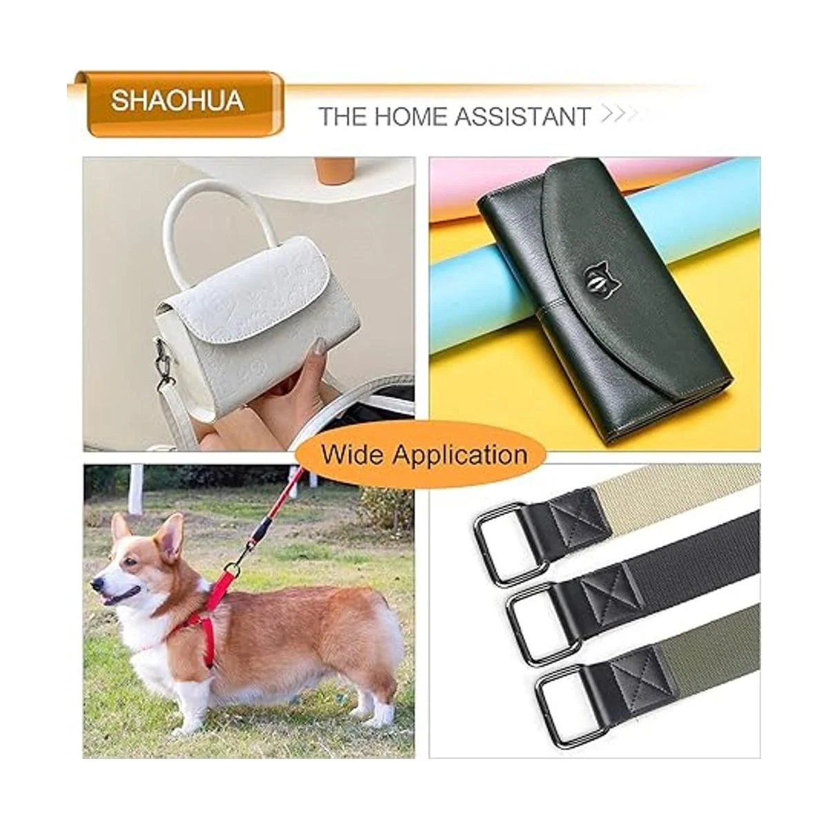 SHAOHUA Juego de 19 hebillas para monedero con gancho_6