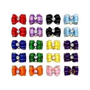 JpGdn 10 pares20 lazos para el pelo de perros pequeños_2