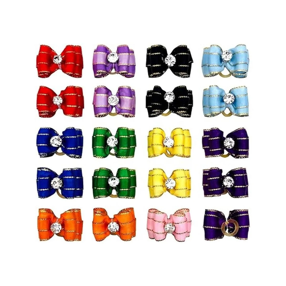 JpGdn 10 pares20 lazos para el pelo de perros pequeños_2