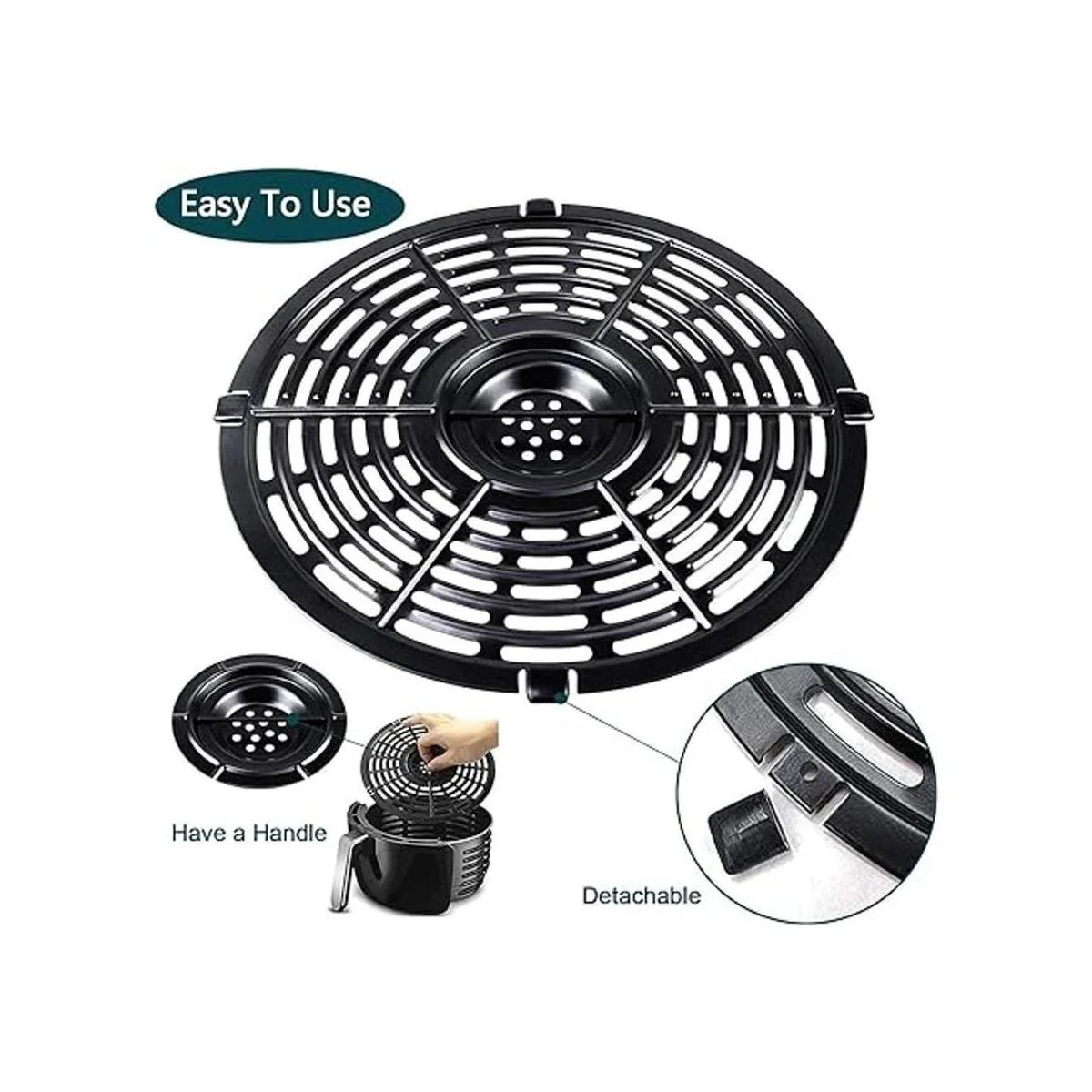 Autonomier Sartén de repuesto para freidora de aire para_3