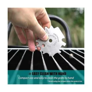 KUNIFU Raspador de parrilla para barbacoa limpiador de_4