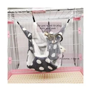 LEFTSTARER Hamaca de triple capa de azúcar jaula pequeña_6