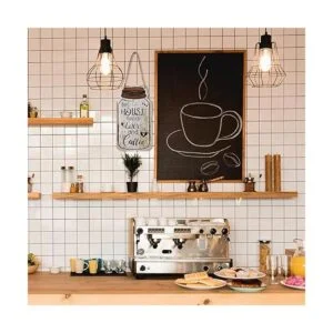 Jetec 3 letreros de madera para café tarro de masón_2