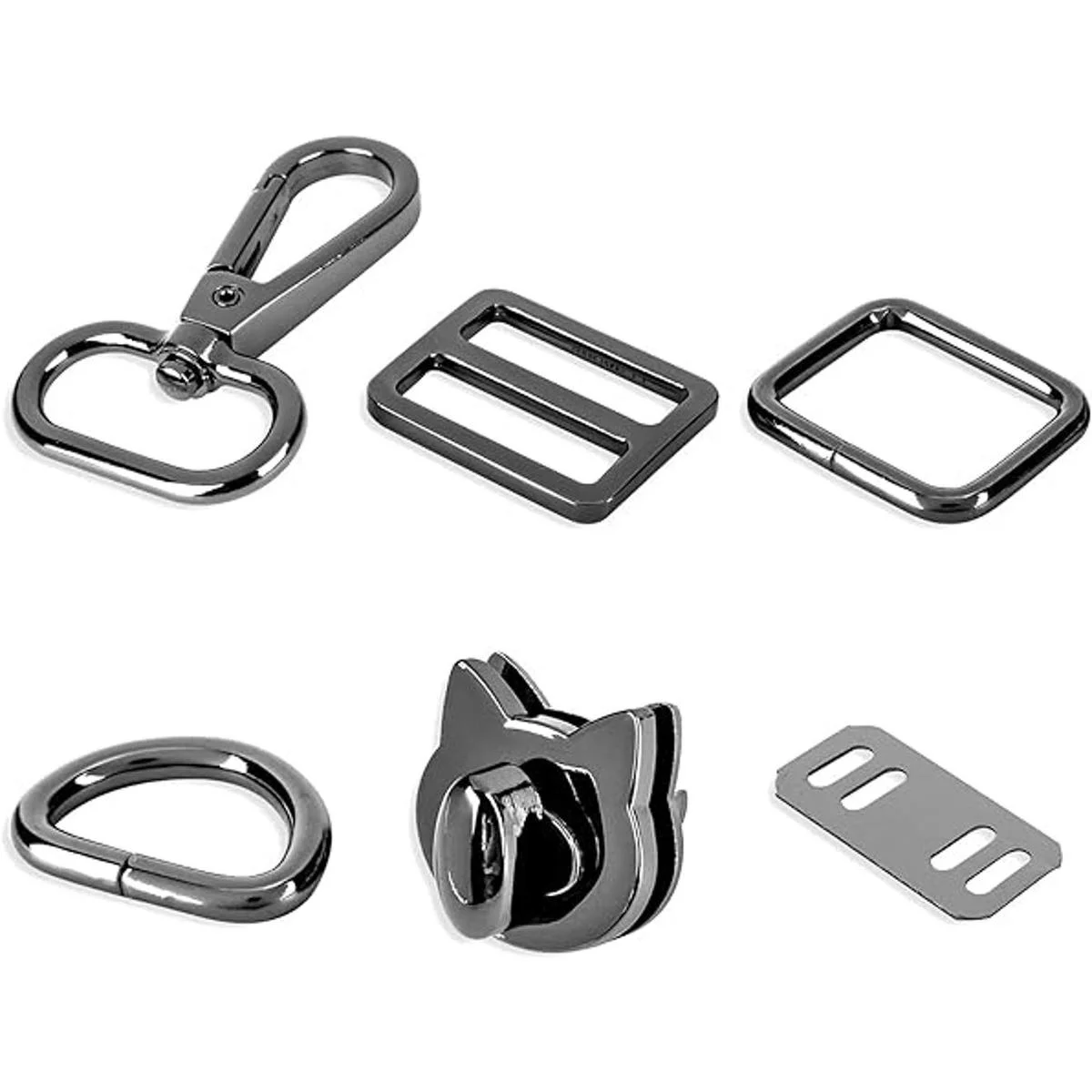 SHAOHUA Juego de 19 hebillas para monedero con gancho_1