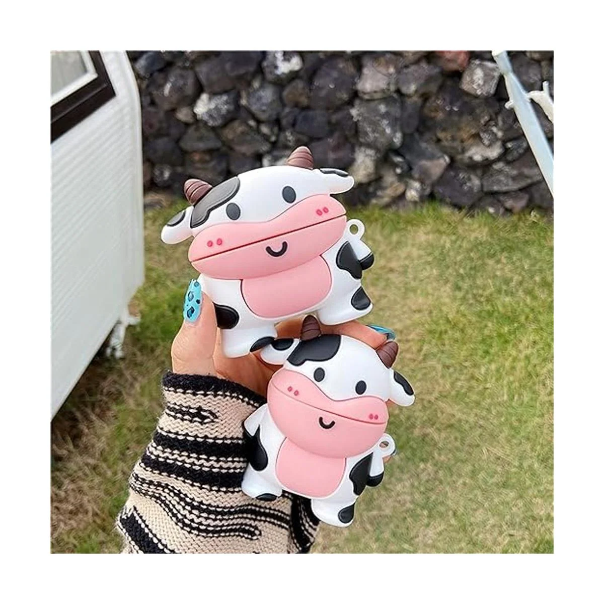 Jowhep Funda para AirPod 21 con diseño de dibujos_5