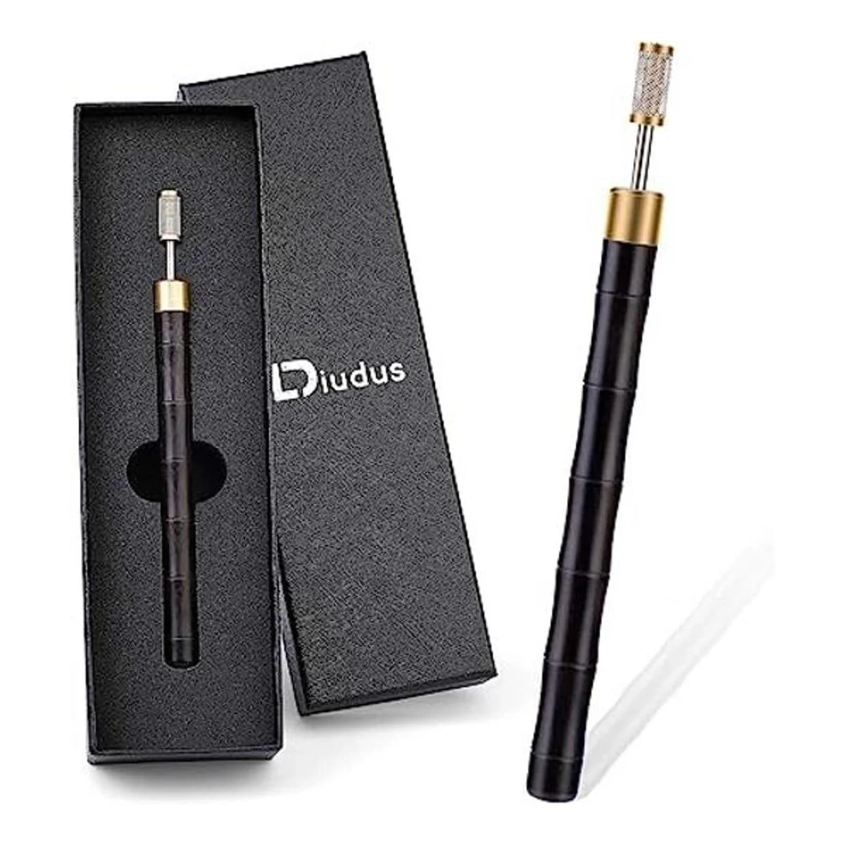 DIUDUS Rotulador de tinte de borde mango de madera acero_1