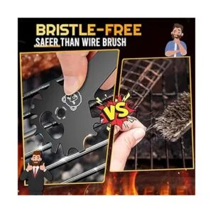 HELEMAN Rascador de parrilla para barbacoa regalos para_3