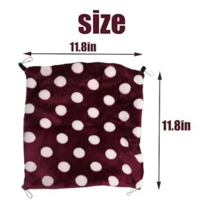 LEFTSTARER Hamaca de triple capa de azúcar jaula pequeña_2