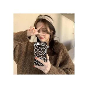 J.west Funda de leopardo para iPhone SE 2020 2nd 2022 3rd_4