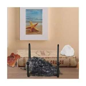 Decolore 5 Pack 3 Inch Metal Display Stands Black Iron_7