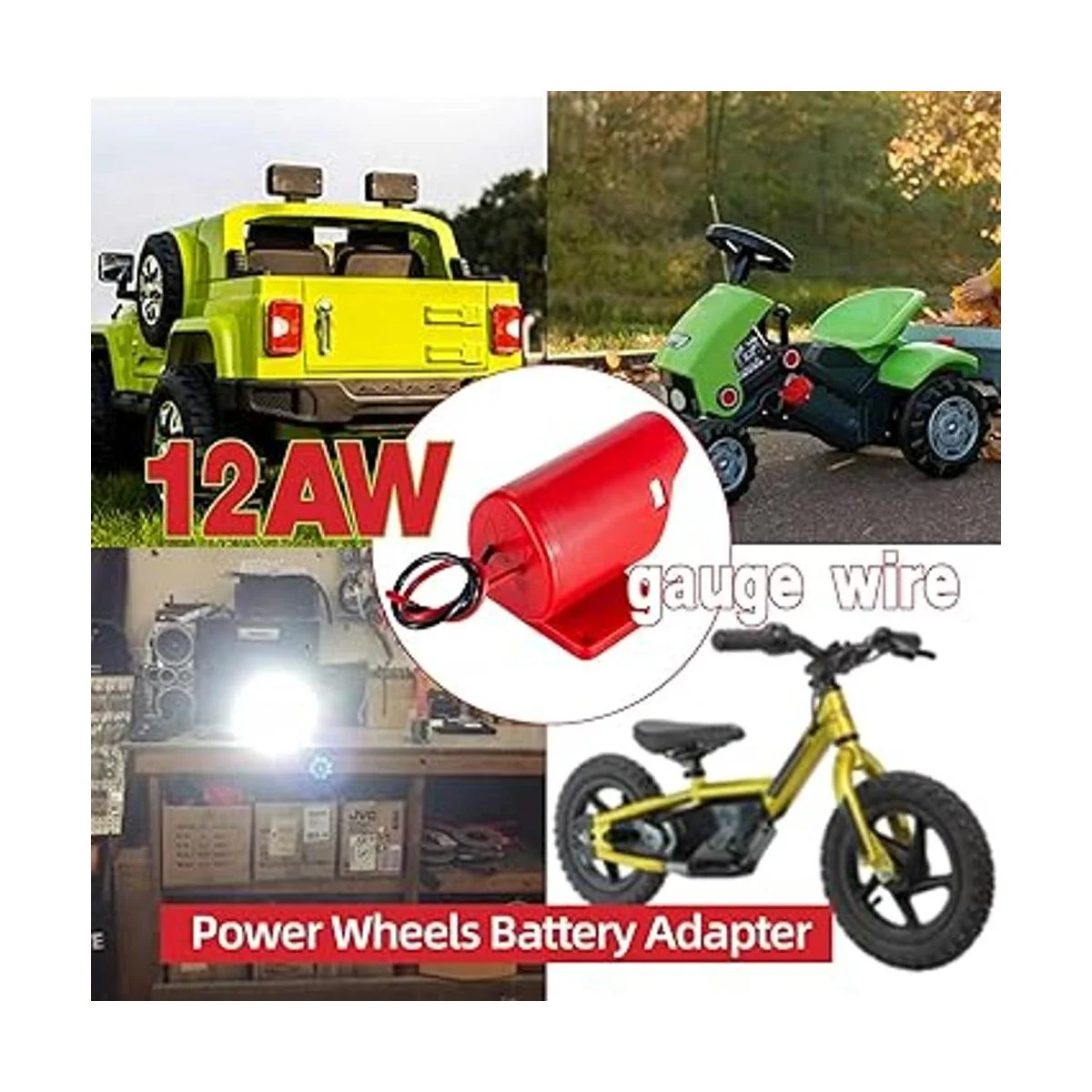 Adaptador de batería para Milwaukee 12V M12 Dock Power_3