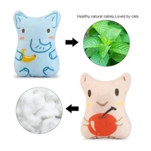 Dorakitten Catnip Toys for Indoor Cats 5PCS Plush Cat_5