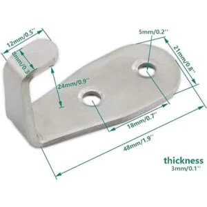 Ganchos de acero inoxidable ULIFESTAR resistentes ganchos_2