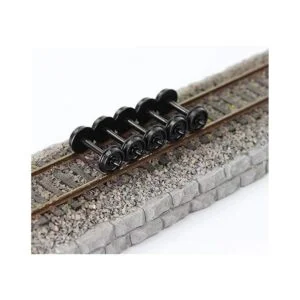 24pcs POM plástico 33 ruedas para modelo tren 187 HO_2