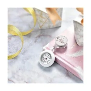 Avaner Reloj retráctil para enfermera reloj de solapa con_2