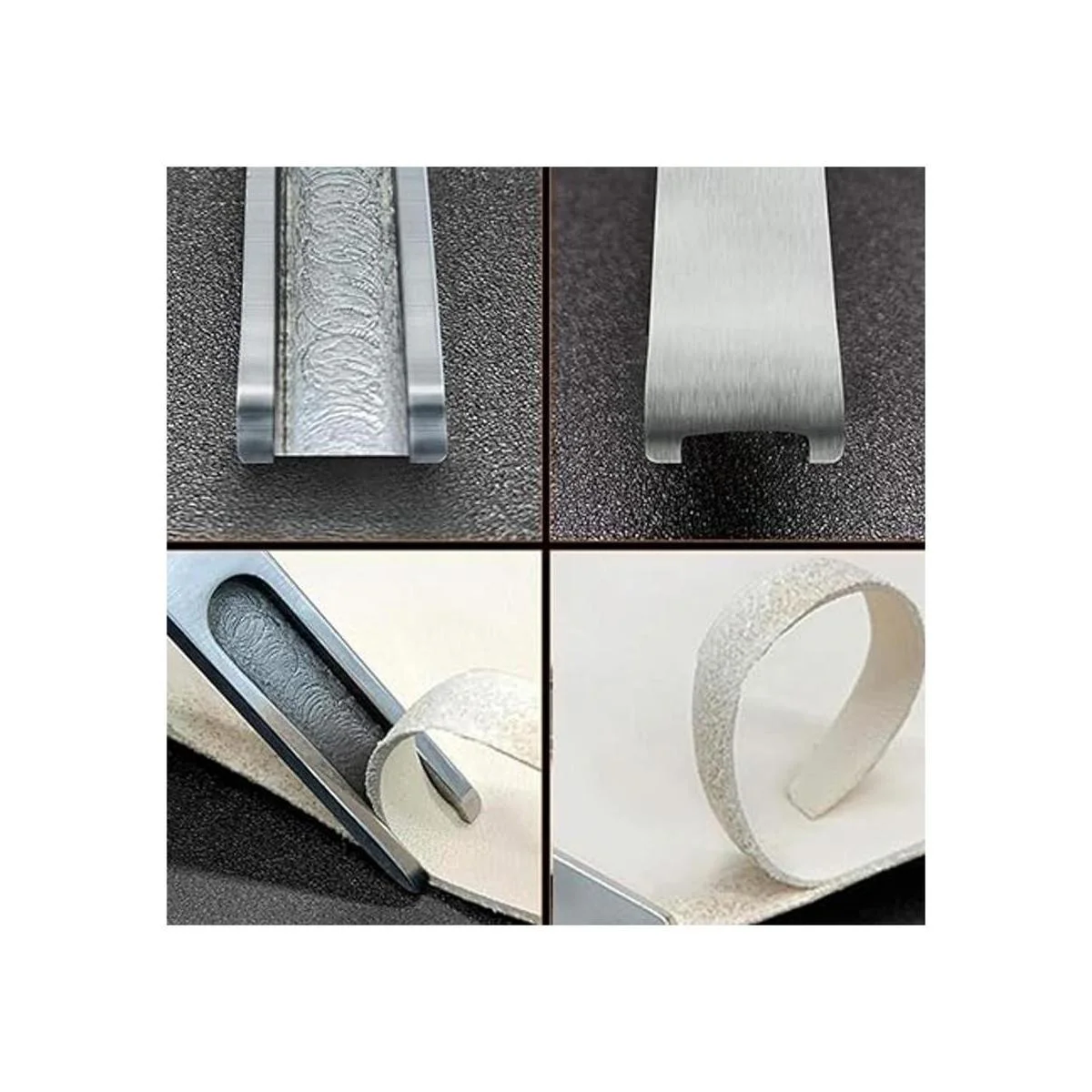 wan Juego de herramientas biseladoras de cuero con borde_6