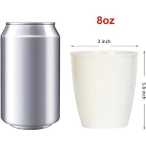 Youngever Vasos para niños de 8 onzas paquete de 9 vasos_2