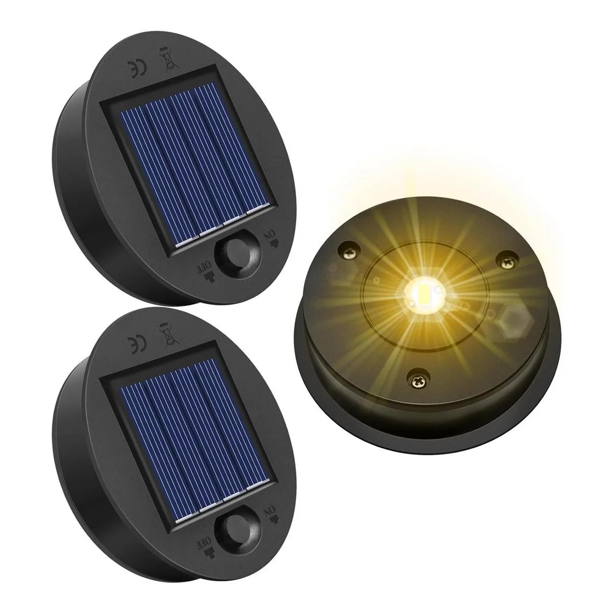 Paquete de 2 piezas de repuesto de luz solar para lámparas_1