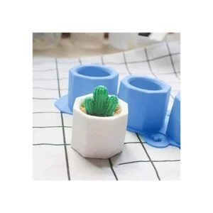 2 moldes de silicona para macetas de flores plantas_5
