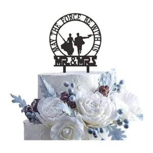 Decoración para tarta de boda con temática de Star Wars_2
