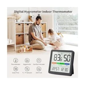 VOCOO Termómetro de humedad para interiores sensor de_2