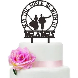 Decoración para tarta de boda con temática de Star Wars_1