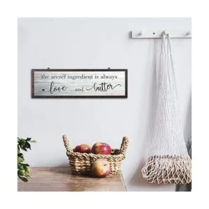 The Secret Ingredient Is Always Love and Butter Letrero_4