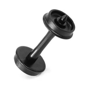 24pcs POM plástico 33 ruedas para modelo tren 187 HO_7