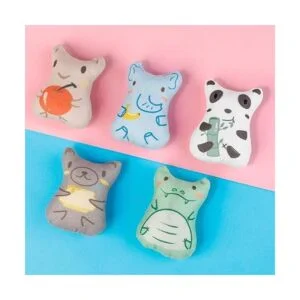 Dorakitten Catnip Toys for Indoor Cats 5PCS Plush Cat_3