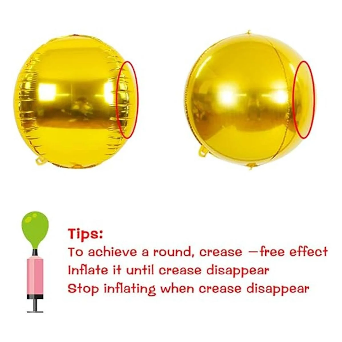 BEISHIDA Globos redondos de 4D de 16.0 in 4D 4D de_3