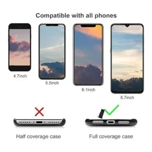 Weewooday 4 cordones universales para teléfono celular_5