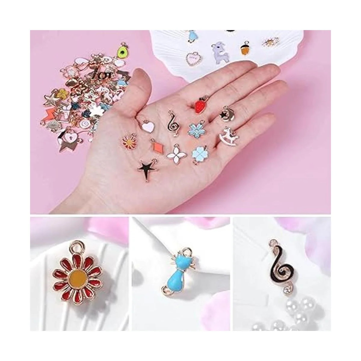 Mckanti 150 dijes de pulsera para hacer joyas al por_6