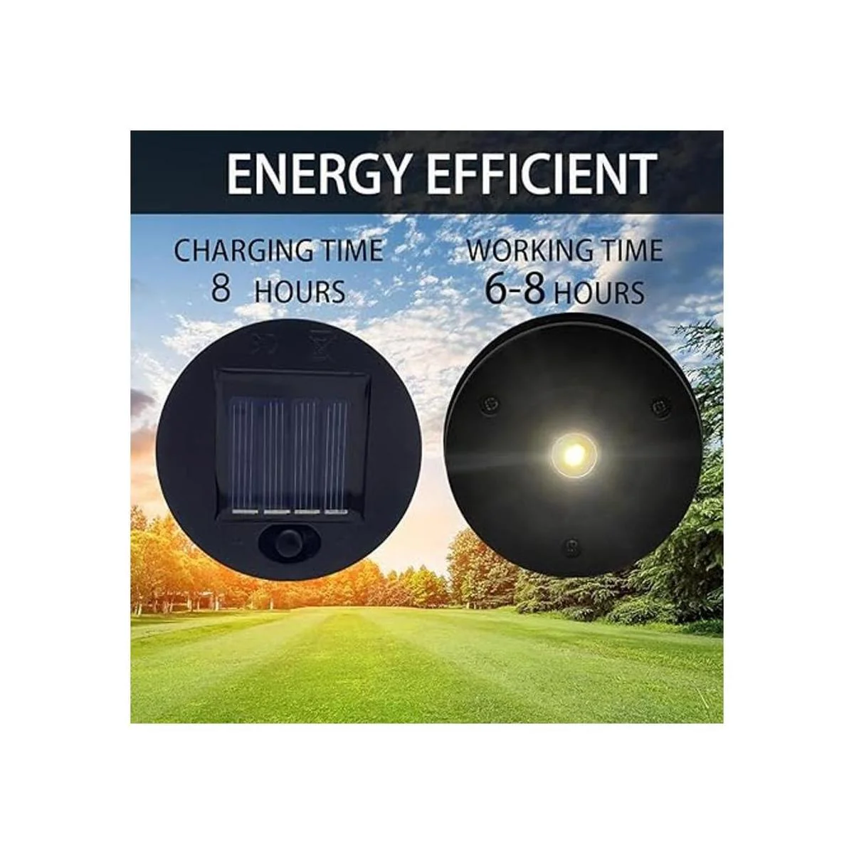 Paquete de 2 piezas de repuesto de luz solar para lámparas_3