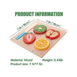 CUCOS Rompecabezas de corte de madera para niños de 1 a 5_6